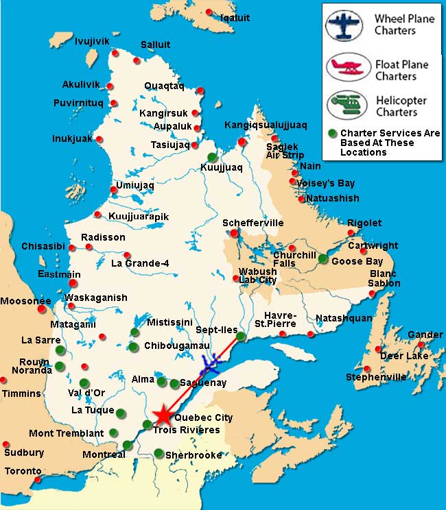 Sept Iles Charter Flights